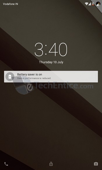 Android L Battery Saver