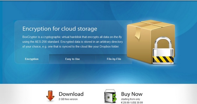 BOXCRYPTOR a new security for your Cloud