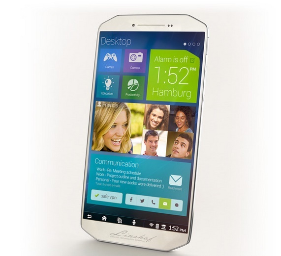 Linshof i8: A German phone with Android OS and interface of Windows Phone