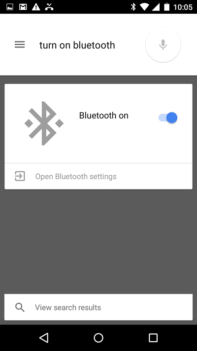 Turn on Bluetooth