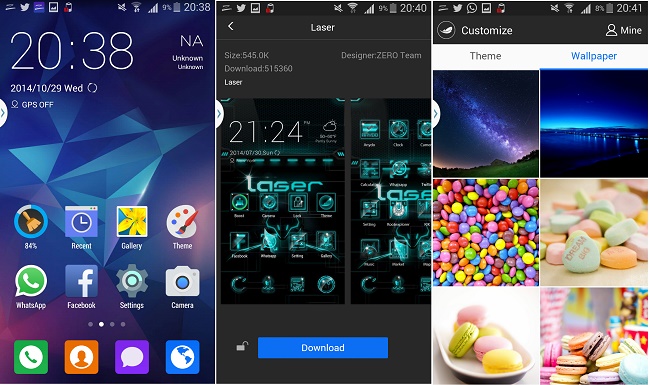 Zero launcher for Android