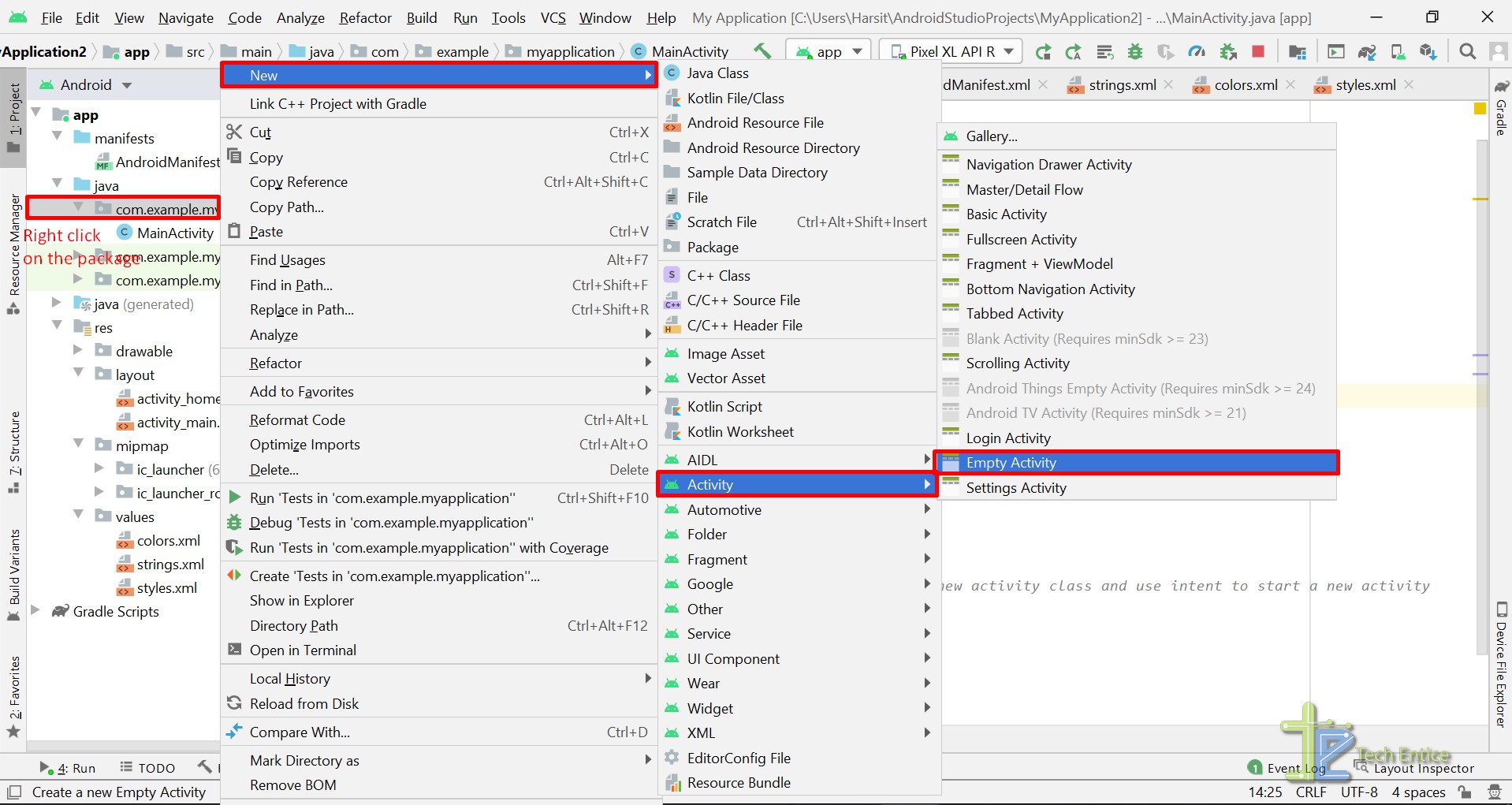 Explore IDE, Code Editor With Android Studio On Windows OS