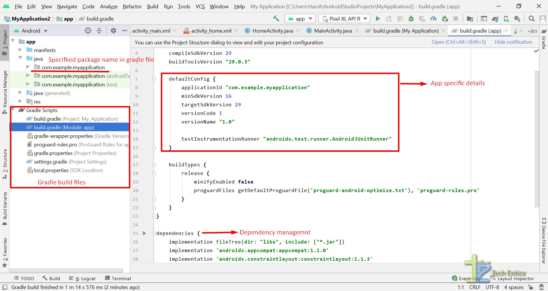 Explore Gradle, ADB Debug Tool, Logcat, Lint Tool In Android Studio On Windows 10