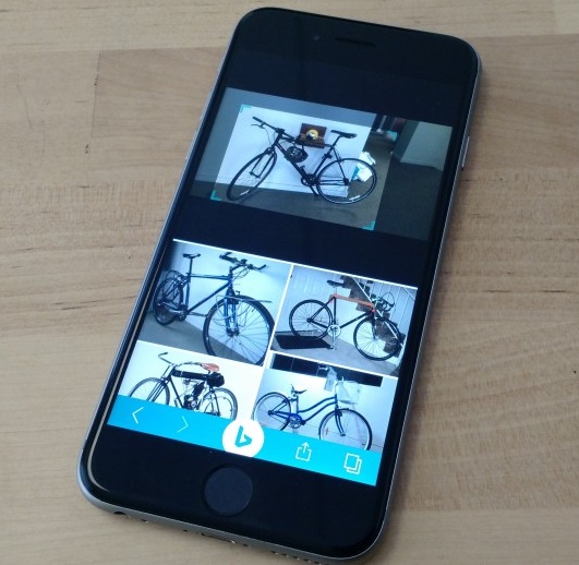 Bing for iOS now allows users to search images by taking a photo