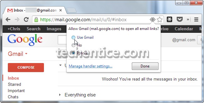 chrome uae gmail as default