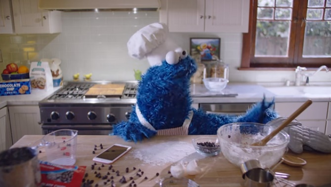 Apple appoints this cute Cookie Monster as its new spokesperson