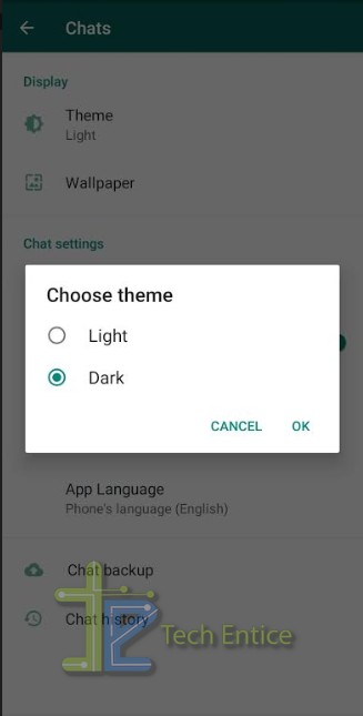 How To Enable Dark Mode In WhatsApp For Android