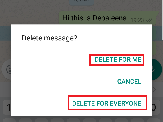 WhatsApp enables the Delete for Everyone feature