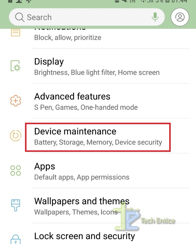 device maintenance