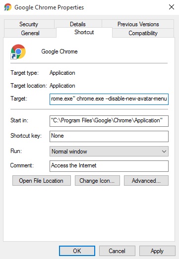 delete google chrome profile