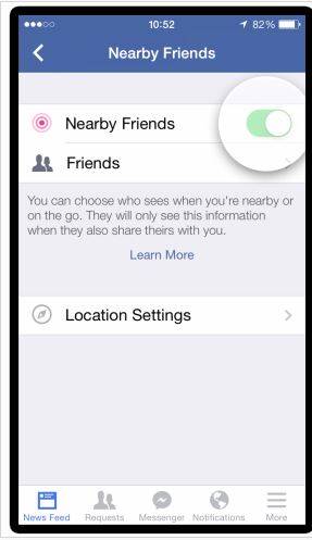 Facebook introduces location- Nearby Friends