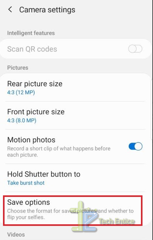 To Enable Automatic Flip Of Selfie Images In Android One UI For Samsung