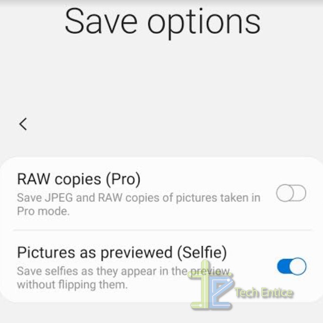 To Enable Automatic Flip Of Selfie Images In Android One UI For Samsung