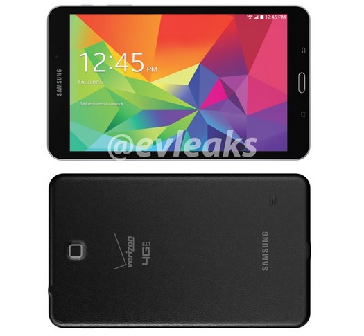 Samsung Galaxy Tab 4 8.0 inch for Verizon leaks out