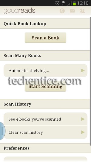 goodreads barcode scan