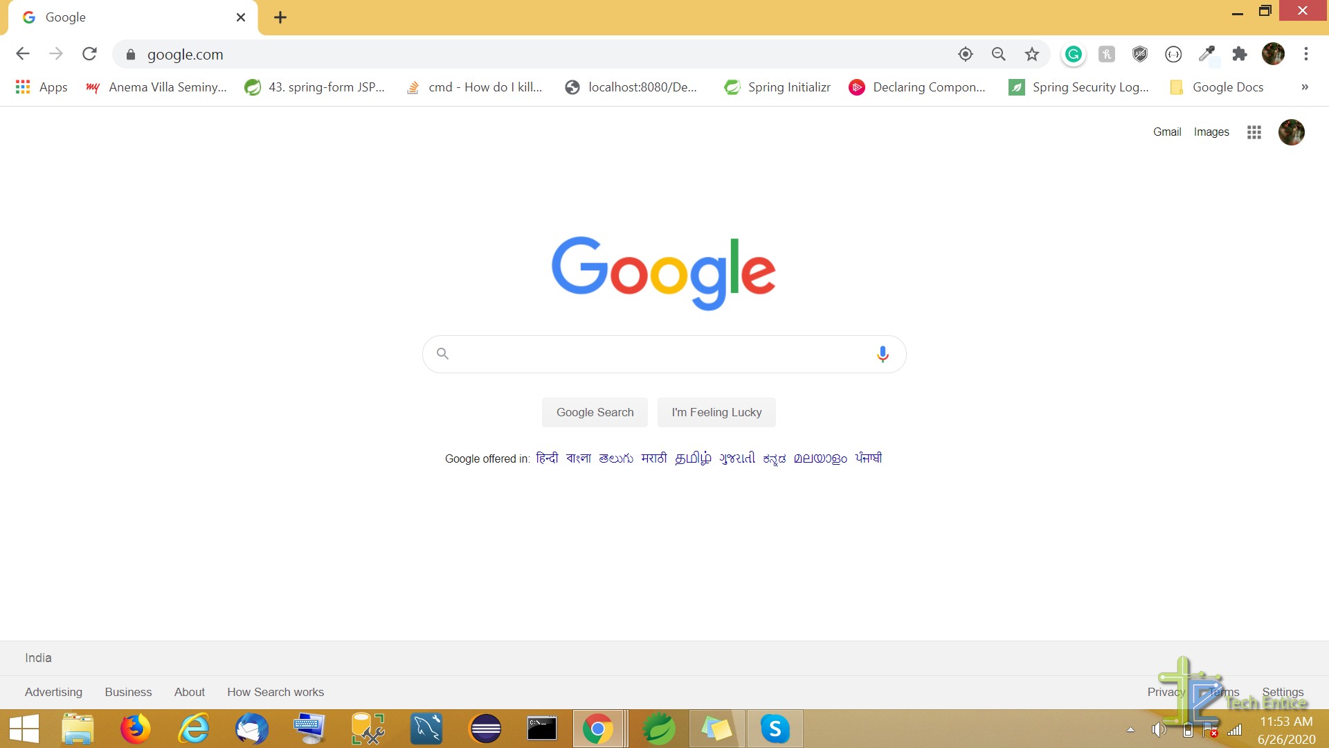 how to change google chrome background image