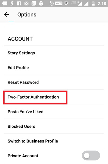 2 step authentication