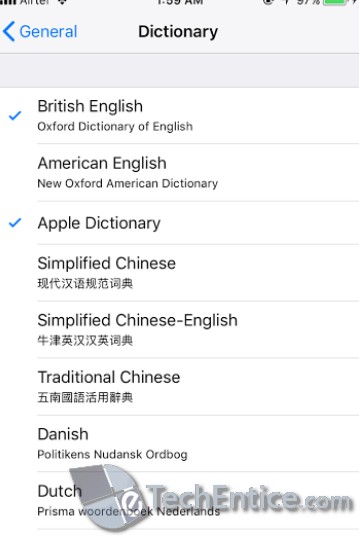 apple dictionary download