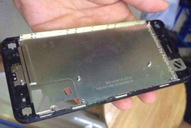 Iphone 6 front frame image leaked: indication of a 5.5 inch display