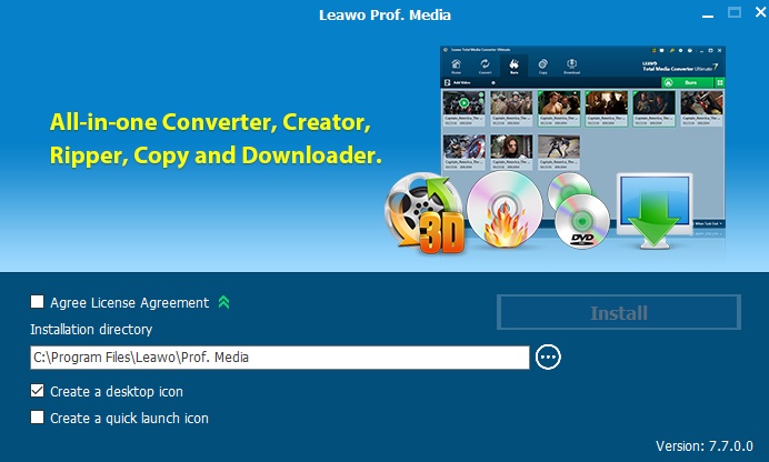 leawo blu ray video converter