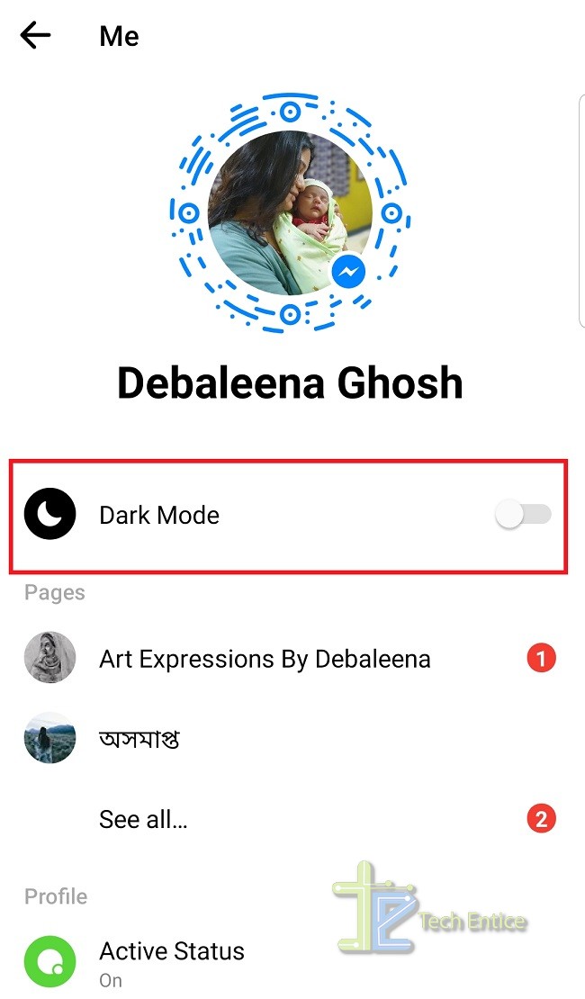 dark mode