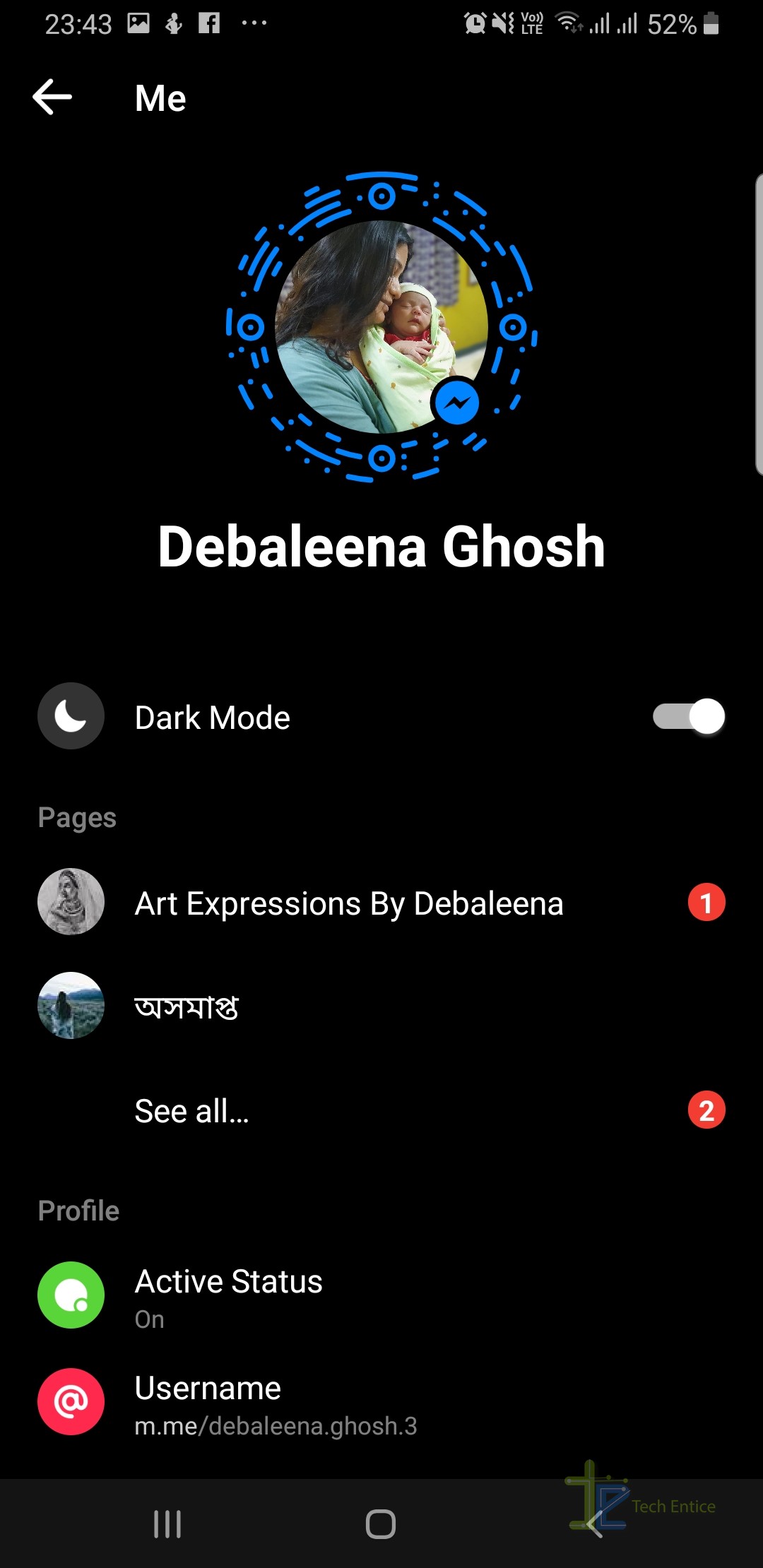 How To Turn On Dark Mode In Facebook Messenger App