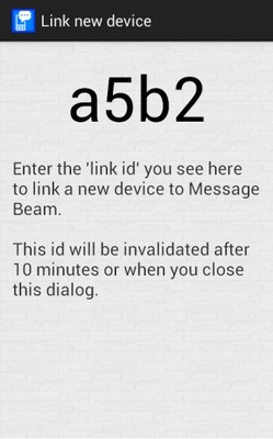 Message Beam helps you to Exchange Texts and URLs between Android and Chrome