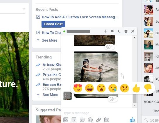 Facebook introduces Reactions in Messenger App