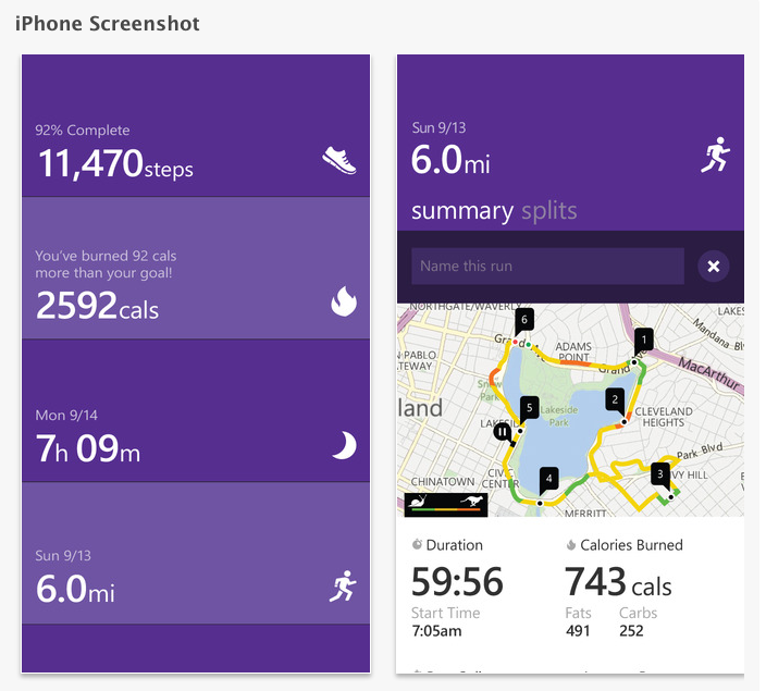 Microsoft band iOS App