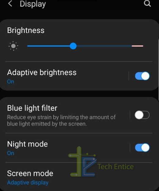 NIGHT MODE ANDROID ONE UI