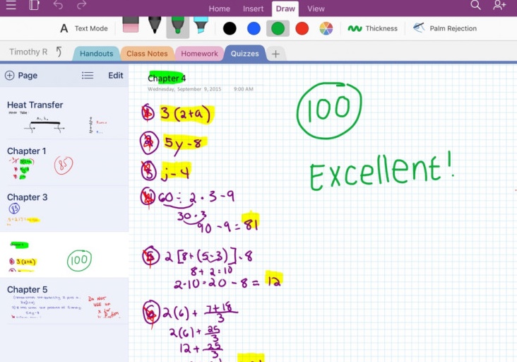 onenote ink to text on ipad