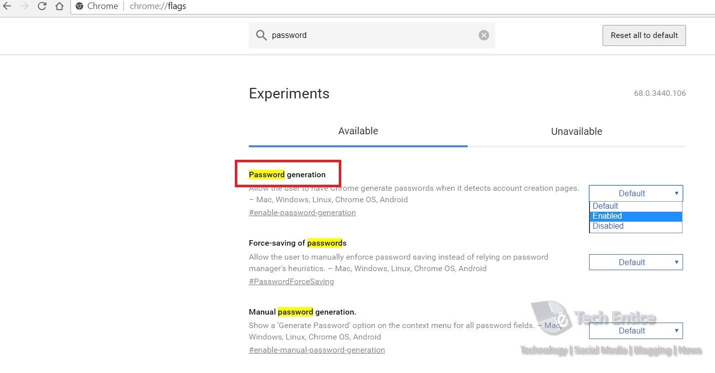 password generation