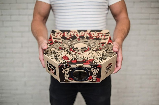 How this Pizza Hut box turned into a movie projector