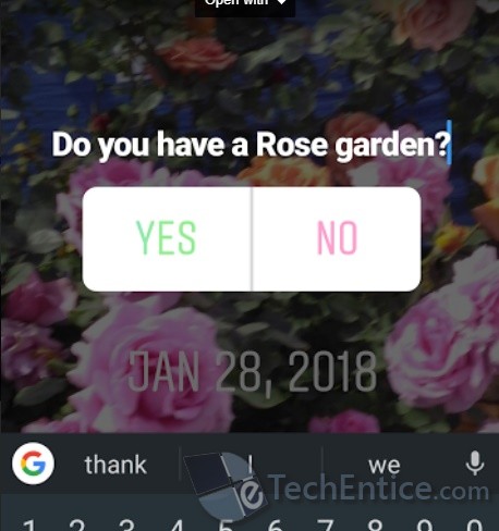 create a poll on instagram story