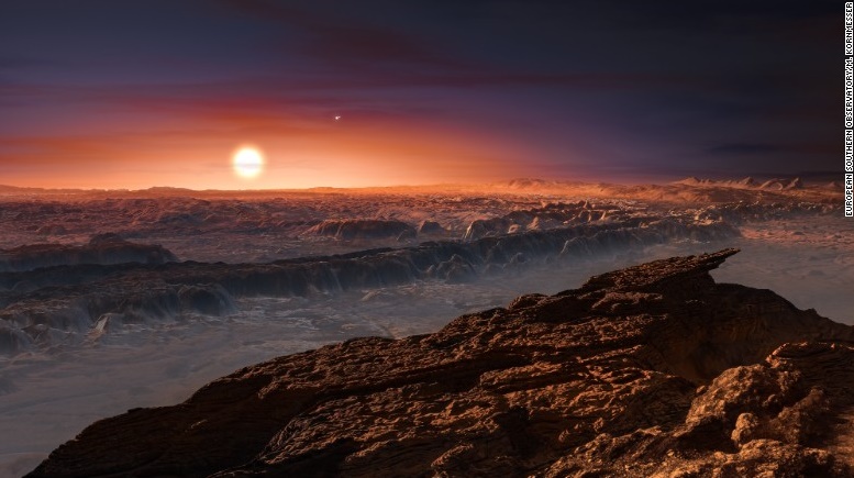 Earth-like planet orbiting around our closest star Proxima Centauri