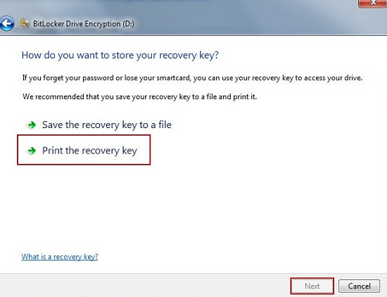 Recovery Key