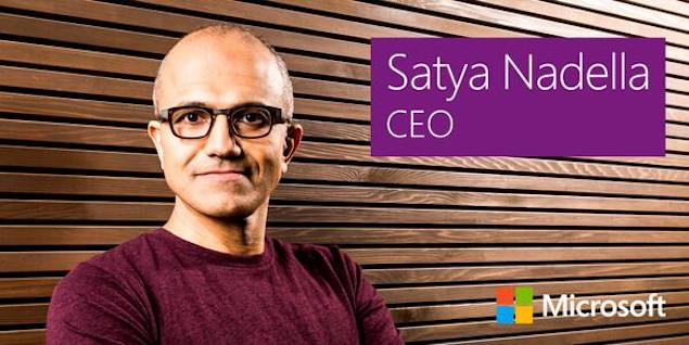 Satya Nadella is named the third CEO of Microsoft