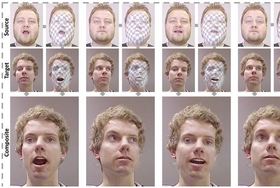 Real time facial expression Reenactment