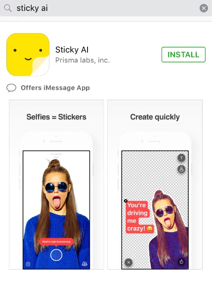 Prisma Like Stickers t