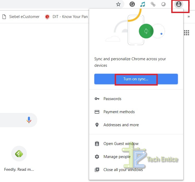 turn off backup and sync from google