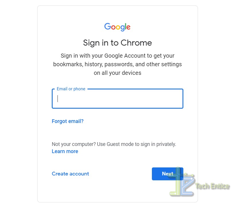 turn off google chrome login