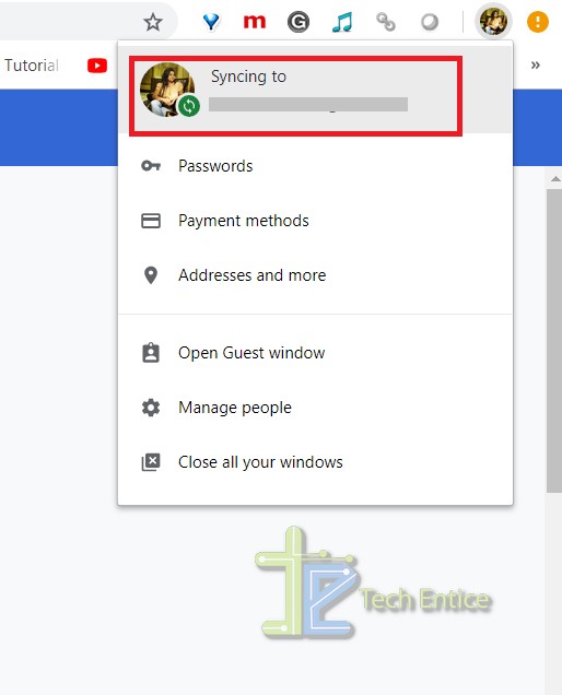 syncing to GOOGLE ACCOUNT