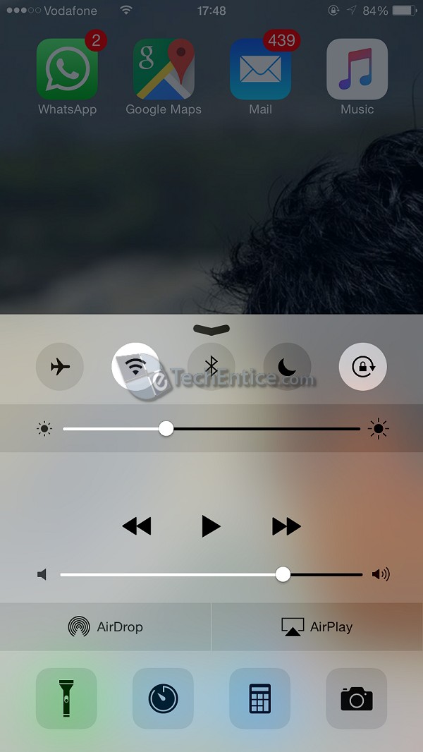 Tap on AirPlay