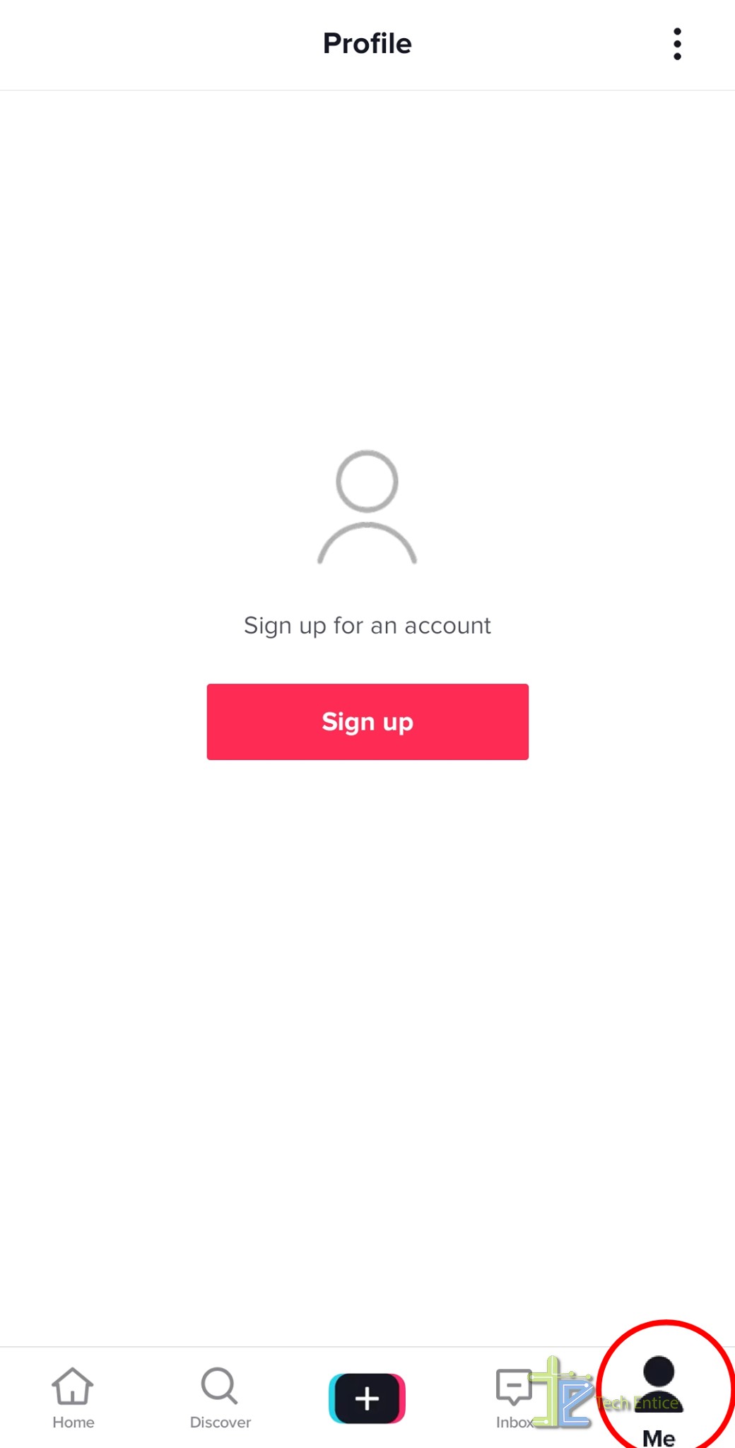 Tiktok sign up