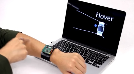 SkinTrack  Using your skin as touchscreen for your smartwatch