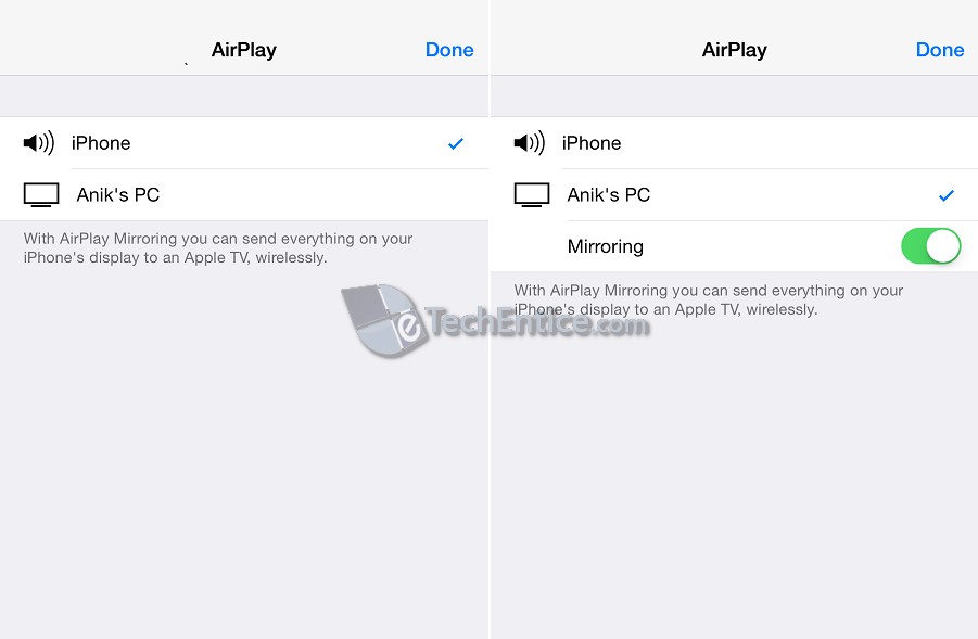 how to turn on airplay on pc