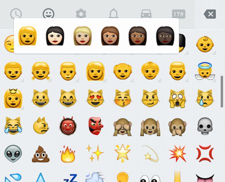 WhatsApp updates emoticon