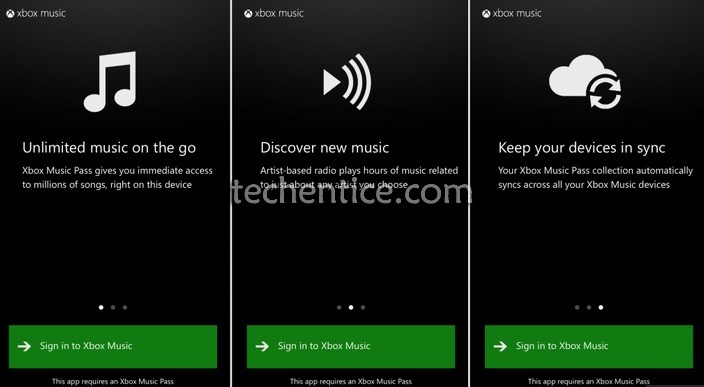 Xbox music app for Android and IOS