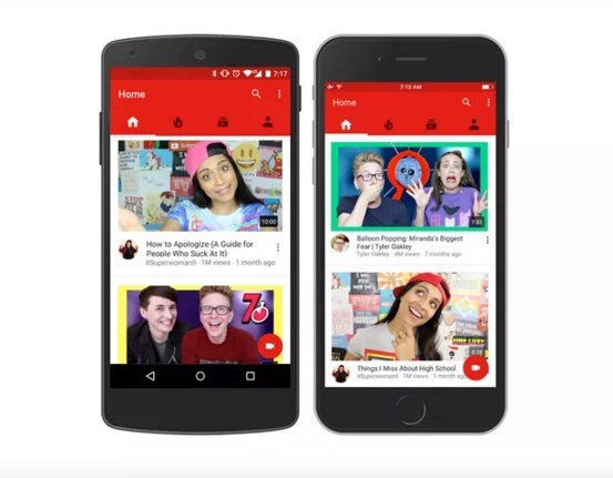 YouTube revamps its mobile apps with enhanced recommendations