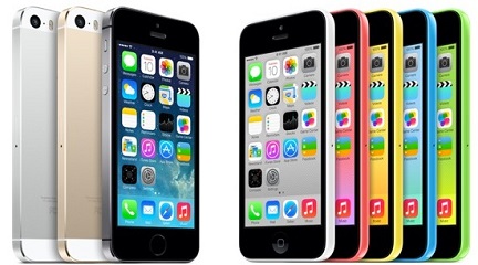 apple iphone 5s and 5c